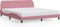 vidaXL - Bedframe - met - hoofdeinde - zonder - matras - 180x200 - cm - fluweel - roze