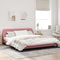vidaXL - Bedframe - met - hoofdeinde - zonder - matras - 180x200 - cm - fluweel - roze