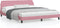 vidaXL - Bedframe - met - hoofdeinde - zonder - matras - 180x200 - cm - fluweel - roze
