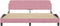 vidaXL - Bedframe - met - hoofdeinde - zonder - matras - 180x200 - cm - fluweel - roze