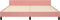 vidaXL - Bedframe - met - hoofdeinde - zonder - matras - 180x200 - cm - fluweel - roze
