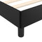 vidaXL - Bedframe - met - hoofdeinde - zonder - matras - 180x200 - cm - zwart