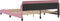 vidaXL - Bedframe - met - hoofdeinde - zonder - matras - 180x200 - cm - fluweel - roze