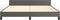 vidaXL - Bedframe - met - hoofdeinde - zonder - matras - 180x200 - cm - grijs