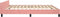 vidaXL - Bedframe - met - hoofdeinde - zonder - matras - 180x200 - cm - fluweel - roze
