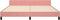vidaXL - Bedframe - met - hoofdeinde - zonder - matras - 180x200 - cm - fluweel - roze