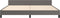 vidaXL - Bedframe - met - hoofdeinde - zonder - matras - 200x200 - cm - grijs