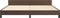 vidaXL - Bedframe - met - hoofdeinde - zonder - matras - 200x200 - cm - bruin