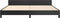 vidaXL - Bedframe - met - hoofdeinde - zonder - matras - 200x200 - cm - zwart