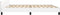 vidaXL - Bedframe - met - hoofdeinde - zonder - matras - 200x200 - cm - wit