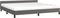 vidaXL - Bedframe - met - hoofdeinde - zonder - matras - 200x200 - cm - grijs