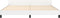 vidaXL - Bedframe - met - hoofdeinde - zonder - matras - 200x200 - cm - wit