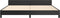 vidaXL - Bedframe - met - hoofdeinde - zonder - matras - 200x200 - cm - zwart