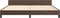 vidaXL - Bedframe - met - hoofdeinde - zonder - matras - 200x200 - cm - bruin