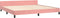 vidaXL - Bedframe - met - hoofdeinde - zonder - matras - 200x200 - cm - fluweel - roze
