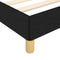 vidaXL - Bedframe - met - hoofdeinde - zonder - matras - 80x200 - cm - stof - zwart