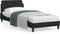 vidaXL - Bedframe - met - hoofdeinde - zonder - matras - 80x200 - cm - fluweel - zwart