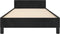 vidaXL - Bedframe - met - hoofdeinde - zonder - matras - 80x200 - cm - fluweel - zwart