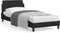 vidaXL - Bedframe - met - hoofdeinde - zonder - matras - 80x200 - cm - stof - zwart