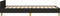 vidaXL - Bedframe - met - hoofdeinde - zonder - matras - 80x200 - cm - stof - zwart
