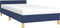 vidaXL - Bedframe - met - hoofdeinde - zonder - matras - 80x200 - cm - stof - blauw