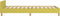 vidaXL - Bedframe - met - hoofdeinde - zonder - matras - 80x200 - cm - stof - groen