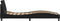 vidaXL - Bedframe - met - hoofdeinde - zonder - matras - 80x200 - cm - stof - zwart