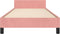 vidaXL - Bedframe - met - hoofdeinde - zonder - matras - 80x200 - cm - fluweel - roze