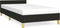 vidaXL - Bedframe - met - hoofdeinde - zonder - matras - 90x190 - cm - stof - zwart