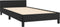 vidaXL - Bedframe - met - hoofdeinde - zonder - matras - 90x190 - cm - zwart