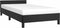 vidaXL - Bedframe - met - hoofdeinde - zonder - matras - 90x190 - cm - zwart