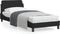 vidaXL - Bedframe - met - hoofdeinde - zonder - matras - 90x190 - cm - fluweel - zwart