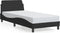 vidaXL - Bedframe - met - hoofdeinde - zonder - matras - 90x190 - cm - fluweel - zwart