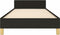vidaXL - Bedframe - met - hoofdeinde - zonder - matras - 90x190 - cm - stof - zwart