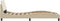 vidaXL - Bedframe - met - hoofdeinde - zonder - matras - 90x190 - cm - stof - crème