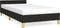 vidaXL - Bedframe - met - hoofdeinde - zonder - matras - 90x200 - cm - stof - zwart
