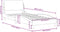 vidaXL - Bedframe - met - hoofdeinde - zonder - matras - 90x200 - cm - fluweel - zwart