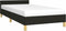 vidaXL - Bedframe - met - hoofdeinde - zonder - matras - 90x200 - cm - stof - zwart