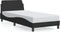 vidaXL - Bedframe - met - hoofdeinde - zonder - matras - 90x200 - cm - fluweel - zwart
