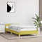 vidaXL - Bedframe - met - hoofdeinde - zonder - matras - 90x200 - cm - stof - groen