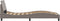 vidaXL - Bedframe - met - hoofdeinde - zonder - matras - 90x200 - cm - stof - taupe
