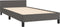 vidaXL - Bedframe - met - hoofdeinde - zonder - matras - 90x200 - cm - grijs
