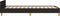 vidaXL - Bedframe - met - hoofdeinde - zonder - matras - 90x200 - cm - stof - zwart