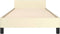 vidaXL - Bedframe - met - hoofdeinde - zonder - matras - 90x200 - cm - crèmekleurig