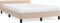vidaXL - Bedframe - met - hoofdeinde - zonder - matras - Cappuccino - 120x200 - cm
