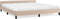 vidaXL - Bedframe - met - hoofdeinde - zonder - matras - Cappuccino - 180x200 - cm