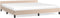 vidaXL - Bedframe - met - hoofdeinde - zonder - matras - Cappuccino - 200x200 - cm