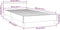 vidaXL - Bedframe - met - hoofdeinde - zonder - matras - Cappuccino - 90x200 - cm