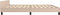 vidaXL - Bedframe - met - hoofdeinde - zonder - matras - Cappuccino - 200x200 - cm