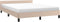 vidaXL - Bedframe - met - hoofdeinde - zonder - matras - Cappuccino - 140x190 - cm